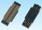 Double Slots Board To Board Connector Phosphor Bronze / Gold Plated Contact Material