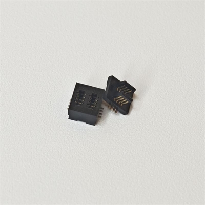 Double Slot 0.8 Pitch btb Board-to-Board Connector 8Pin Male Female Block Combined Height 4.0mmH SMD Terminal PCBA