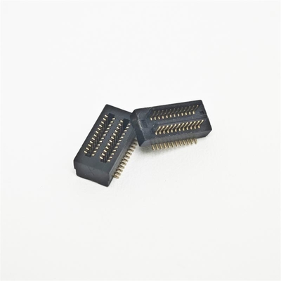 Double Slot 0.8 Pitch btb Board-to-Board Connector 28Pin Male Female Block Height 5.5mmH SMD Terminal Gold Plated
