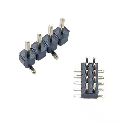 Single Row 2.54mm Pitch Straight Pin Header with Socket 1*2/3/4/5/6/7/8/10/12/15/20/40P for PCB Application