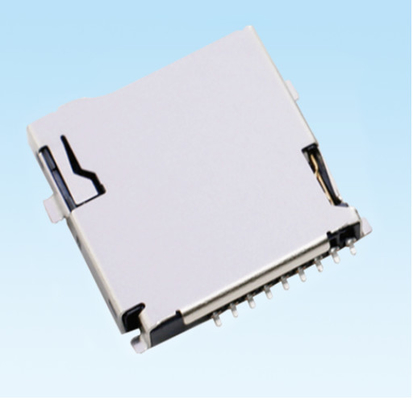 Micro SD TF Memory Card Connector 9 Pin H=1.85 SMT Push Type Ultrathin High Temp Resistance