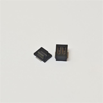 Double slot 0.8 pitch btb board to board connector 8-100P male and female chassis connector combined height 4.0-8.5mmH SMD terminals
