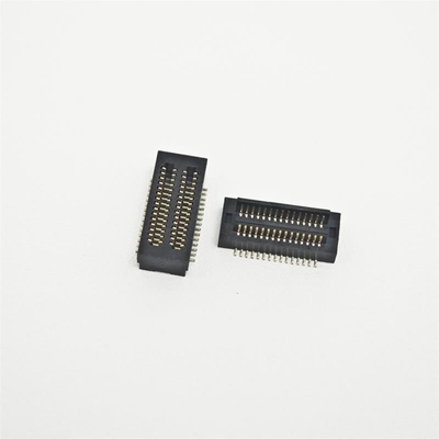 Double Slot 0.8 Pitch btb Board-to-Board Connector 32pin Male and Female Block Height 4.5mmH SMD Terminal PCBA