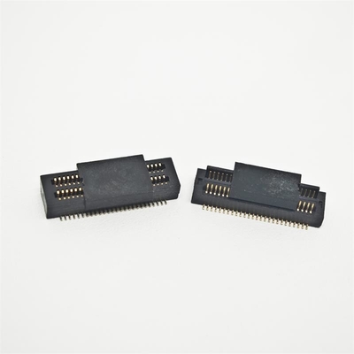 Double Slot 0.8 Pitch btb Board-to-Board Connector 50Pin Male Female Block Height 5.0mmH SMD Terminal Gold Plated