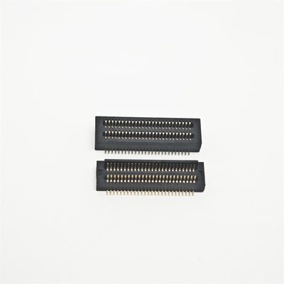 Double Slot 0.8 Pitch btb Board-to-Board Connector 50Pin Male Female Block Height 5.0mmH SMD Terminal Gold Plated
