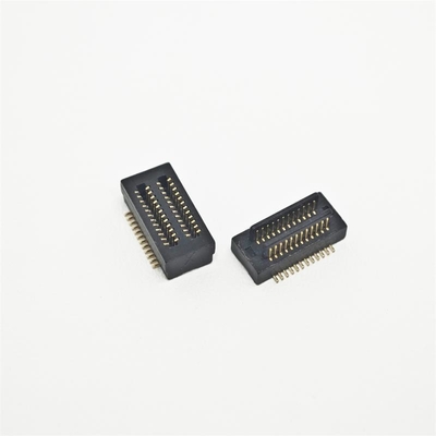 Double Slot 0.8 Pitch btb Board-to-Board Connector 28Pin Male Female Block Height 5.5mmH SMD Terminal Gold Plated