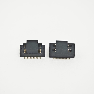 Double Slot 0.8 Pitch btb Board-to-Board Connector 28Pin Male Female Block Height 5.5mmH SMD Terminal Gold Plated