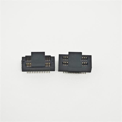 Double Slot 0.8 Pitch btb Board-to-Board Connector 22Pin Male Female Block Height 6.0mmH SMD Terminal Gold Plated
