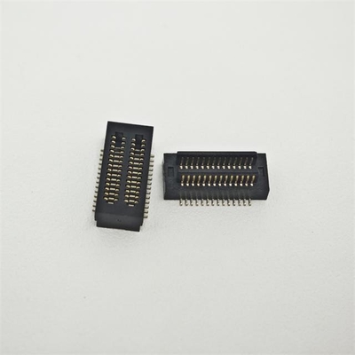Double Slot 0.8 Pitch btb Board-to-Board Connector 22Pin Male Female Block Height 6.0mmH SMD Terminal Gold Plated