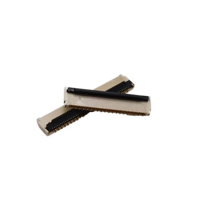 FPC/FFC connector 0.3MM pitch front plug rear lock soft row socket height 1.0MM 9/13/41/71P