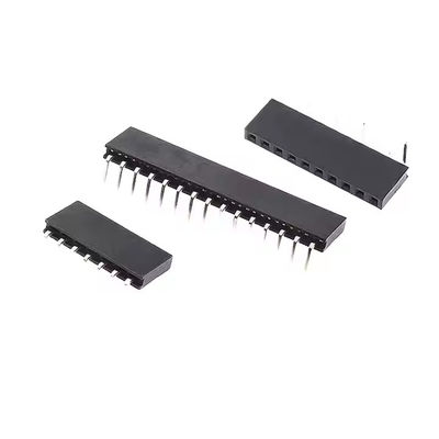 Single Row 2.0 Bent Female Header 90 Degree Horizontal 2mm Electronic Board to Board Mezzanine Connectors 1*2P3P4P5P6P8P10P Pins