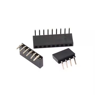 Single Row 2.0 Bent Female Header 90 Degree Horizontal 2mm Electronic Board to Board Mezzanine Connectors 1*2P3P4P5P6P8P10P Pins
