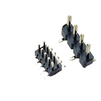 Single Row 2.54mm Pitch Straight Pin Header with Socket 1*2/3/4/5/6/7/8/10/12/15/20/40P for PCB Application