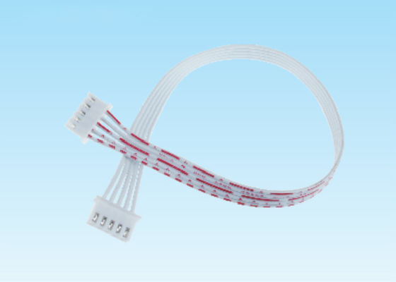 Harnais terminal multi rouge/blanc de double type de cable connecteur de gaufrette 2 - Pin 16