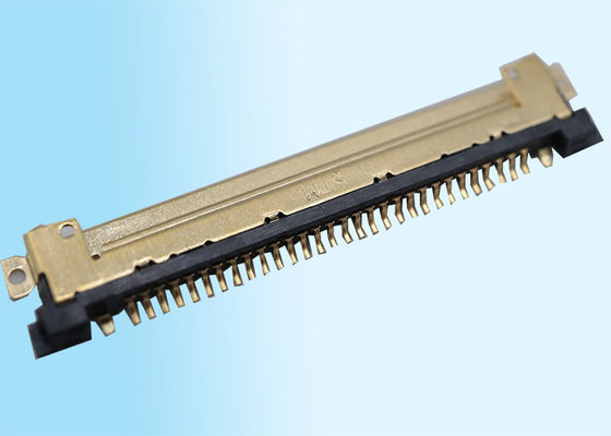 Type flexible du connecteur LVDS de circuit imprimé de Pin d'IPEX 40 lancement de 0.5mm pour l'affichage